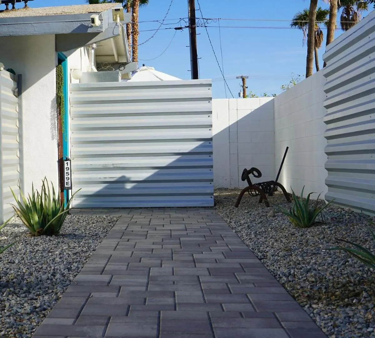 Tatil Evi Blast From The Past 1959 Mid Century Eclectic Home Palm Springs ABD